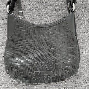 Cole Haan Woven Leather Crossbody Bag